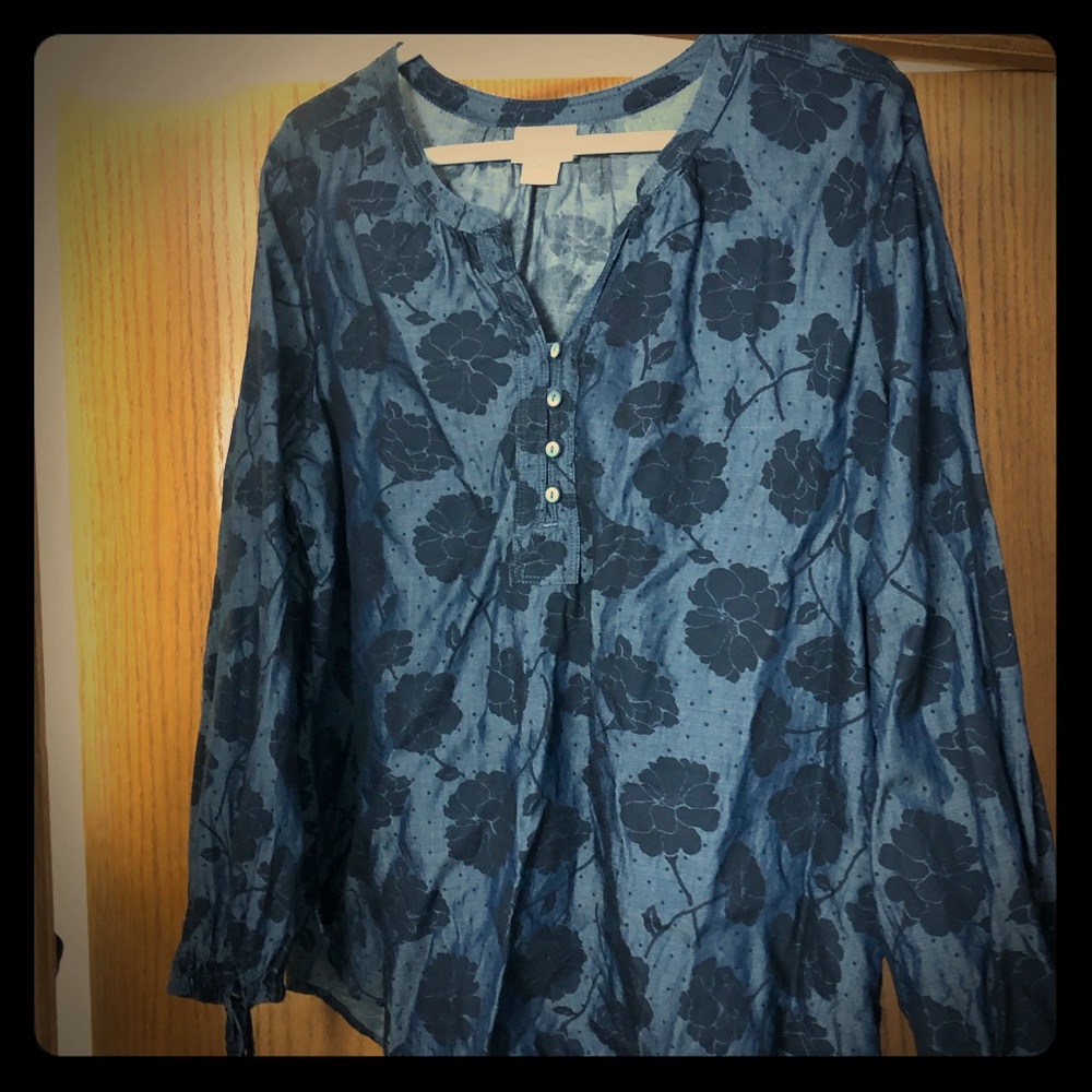 Liz Claiborne 3/4 length sleeve blouse